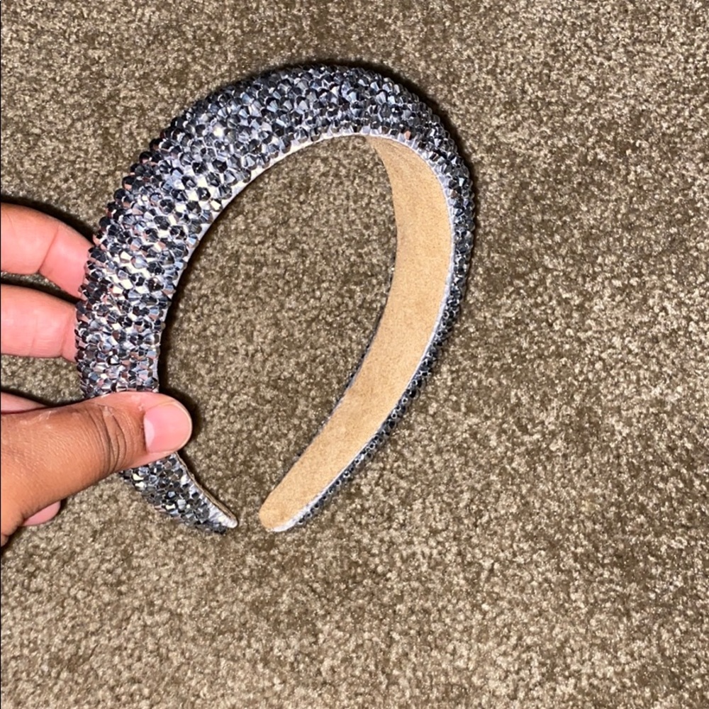 Rhinestone Silver Headband